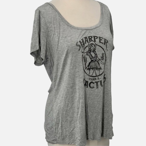 Miranda Lambert Idyllwind “Sharper Than a Cactus” Graphic Tee Gray Size XL - Picture 3 of 10